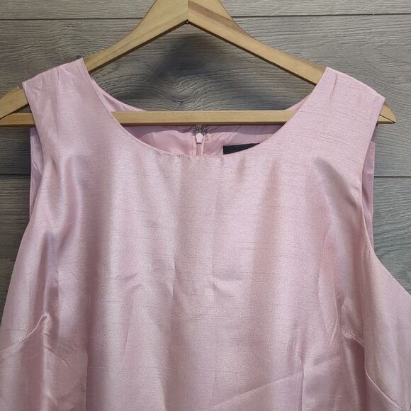 Positive Attitude Rose Pink Dress And Jacket Set Womens Plus Size 16W - Picture 7 of 12